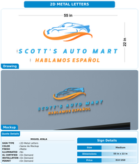 CUSTOM MOCKUP SIGN FOR miguel ayala