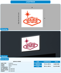 CUSTOM MOCKUP SIGN FOR Jessica Horne