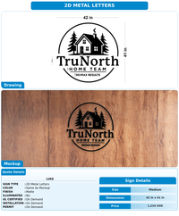 CUSTOM MOCKUP SIGN FOR luke