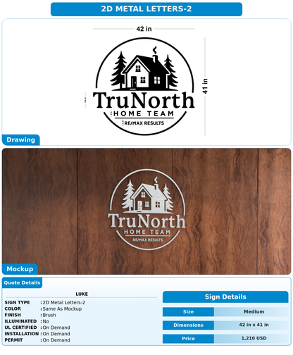 CUSTOM MOCKUP SIGN FOR luke