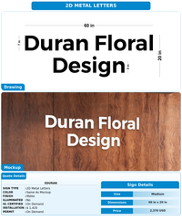 CUSTOM MOCKUP SIGN FOR eduran
