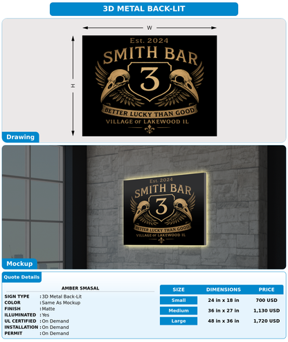 CUSTOM MOCKUP SIGN FOR Amber Smasal