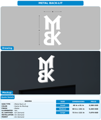CUSTOM MOCKUP SIGN FOR Kashka