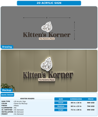 CUSTOM MOCKUP SIGN FOR Kristen Rogers