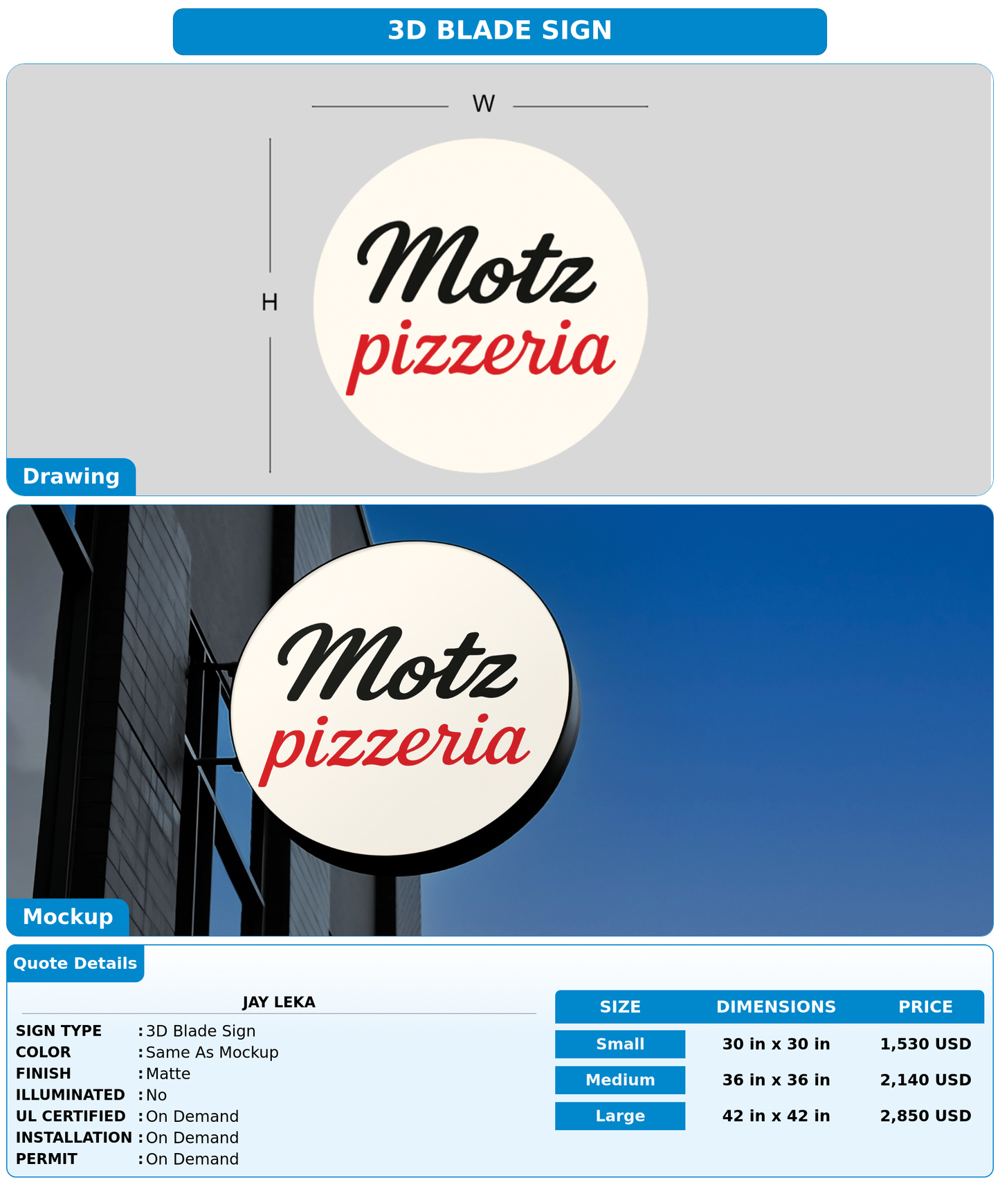 CUSTOM MOCKUP SIGN FOR Jay Leka