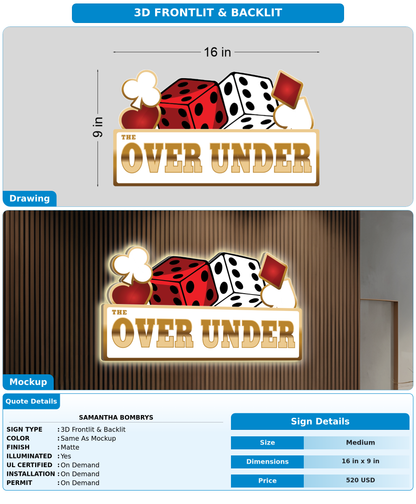 CUSTOM MOCKUP SIGN FOR Samantha Bombrys