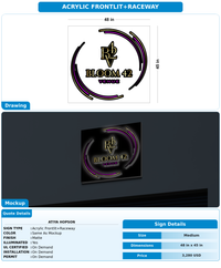 CUSTOM MOCKUP SIGN FOR Atiya Hopson