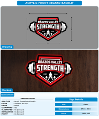 CUSTOM MOCKUP SIGN FOR David Woolson