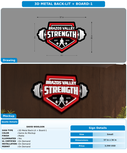 CUSTOM MOCKUP SIGN FOR David Woolson