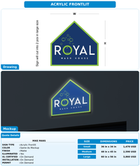 CUSTOM MOCKUP SIGN FOR Mike Mans