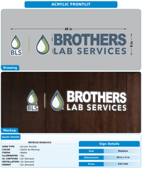CUSTOM MOCKUP SIGN FOR Patricia Kovacich