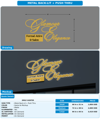 CUSTOM MOCKUP SIGN FOR Emily Hunter