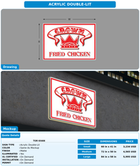 CUSTOM MOCKUP SIGN FOR Tor khan