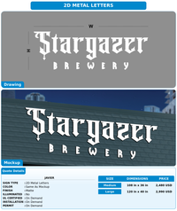 CUSTOM MOCKUP SIGN FOR Javier