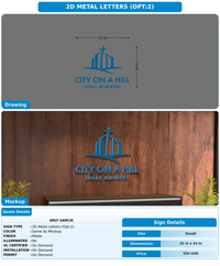 CUSTOM MOCKUP SIGN FOR Arly Garcia