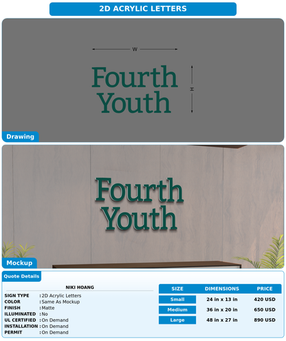 CUSTOM MOCKUP SIGN FOR Niki Hoang
