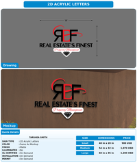 CUSTOM MOCKUP SIGN FOR Tarshea Smith