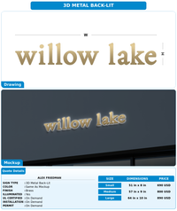 CUSTOM MOCKUP SIGN FOR Alex Friedman