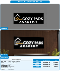 CUSTOM MOCKUP SIGN FOR Pinias Ruttland