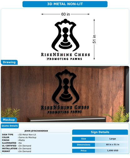 CUSTOM MOCKUP SIGN FOR Jehin Jeyachandran