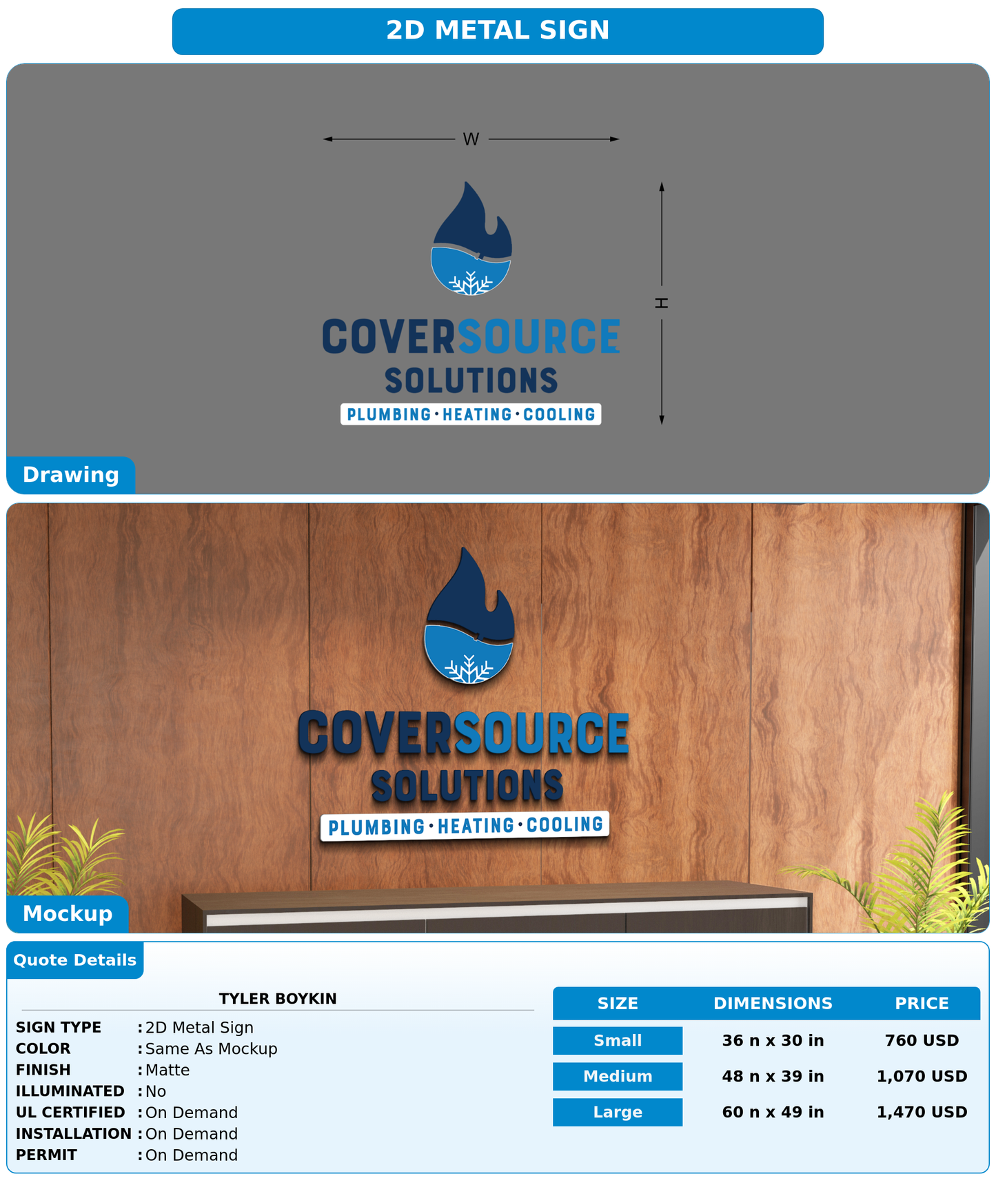 CUSTOM MOCKUP SIGN FOR Tyler Boykin