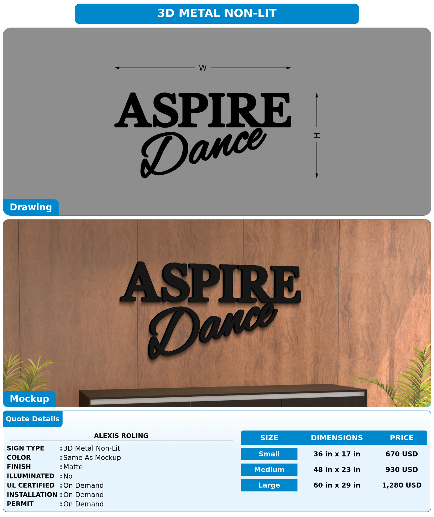 CUSTOM MOCKUP SIGN FOR Alexis Roling