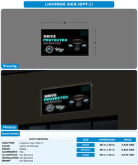 CUSTOM MOCKUP SIGN FOR Dusty Newkirk