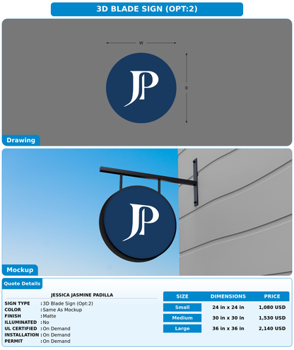 CUSTOM MOCKUP SIGN FOR Jessica Jasmine Padilla