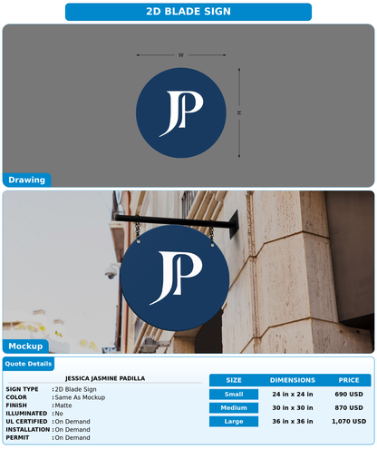CUSTOM MOCKUP SIGN FOR Jessica Jasmine Padilla