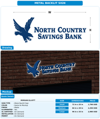 CUSTOM MOCKUP SIGN FOR Morgan Elliott