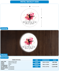 CUSTOM MOCKUP SIGN FOR Sierra Mitchell