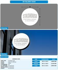 CUSTOM MOCKUP SIGN FOR Dominick Ruiz