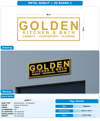 CUSTOM MOCKUP SIGN FOR James P