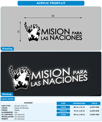 CUSTOM MOCKUP SIGN FOR Estefany
