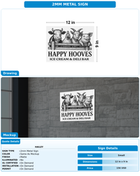 CUSTOM MOCKUP SIGN FOR Hailey