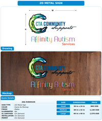 CUSTOM MOCKUP SIGN FOR Ana Roberson