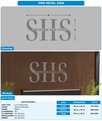 CUSTOM MOCKUP SIGN FOR Jada McDowell