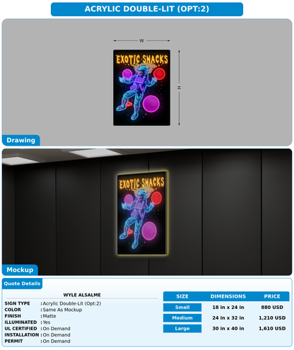 CUSTOM MOCKUP SIGN FOR Wyle Alsalme