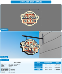 CUSTOM MOCKUP SIGN FOR Jeff Pitman