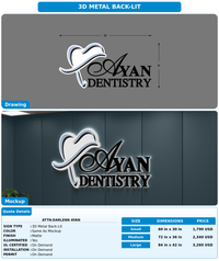 CUSTOM MOCKUP SIGN FOR Attn:Darlenn Ayan
