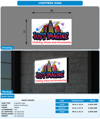 CUSTOM MOCKUP SIGN FOR David Frazier