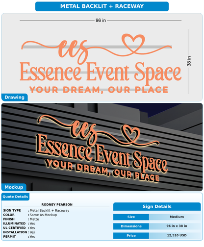 CUSTOM MOCKUP SIGN FOR RODNEY PEARSON