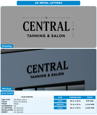 CUSTOM MOCKUP SIGN FOR kloe burton