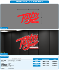 CUSTOM MOCKUP SIGN FOR Cardin Rackley