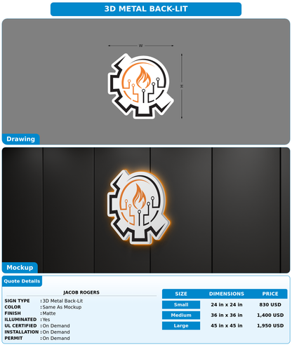 CUSTOM MOCKUP SIGN FOR Jacob Rogers