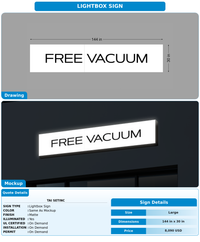CUSTOM MOCKUP SIGN FOR tai setinc