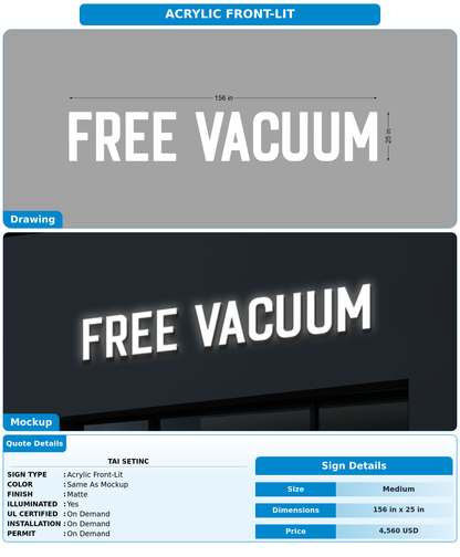 CUSTOM MOCKUP SIGN FOR tai setinc