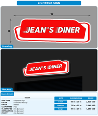 CUSTOM MOCKUP SIGN FOR Tarah