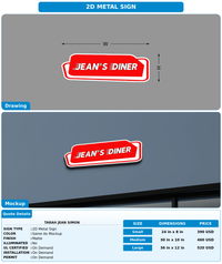 CUSTOM MOCKUP SIGN FOR Tarah Jean Simon