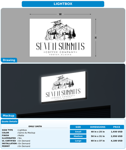 CUSTOM MOCKUP SIGN FOR Emily Smith